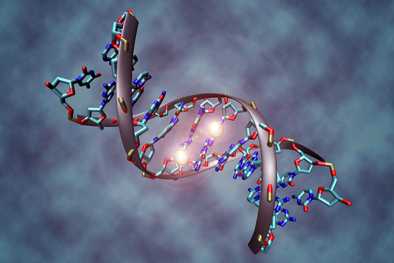 graphic of DNA methylation