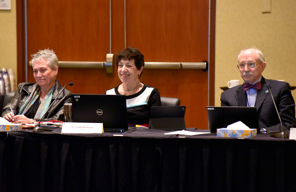 Linda Birnbaum, Ph.D., Director, NIEHS and NTP (center)