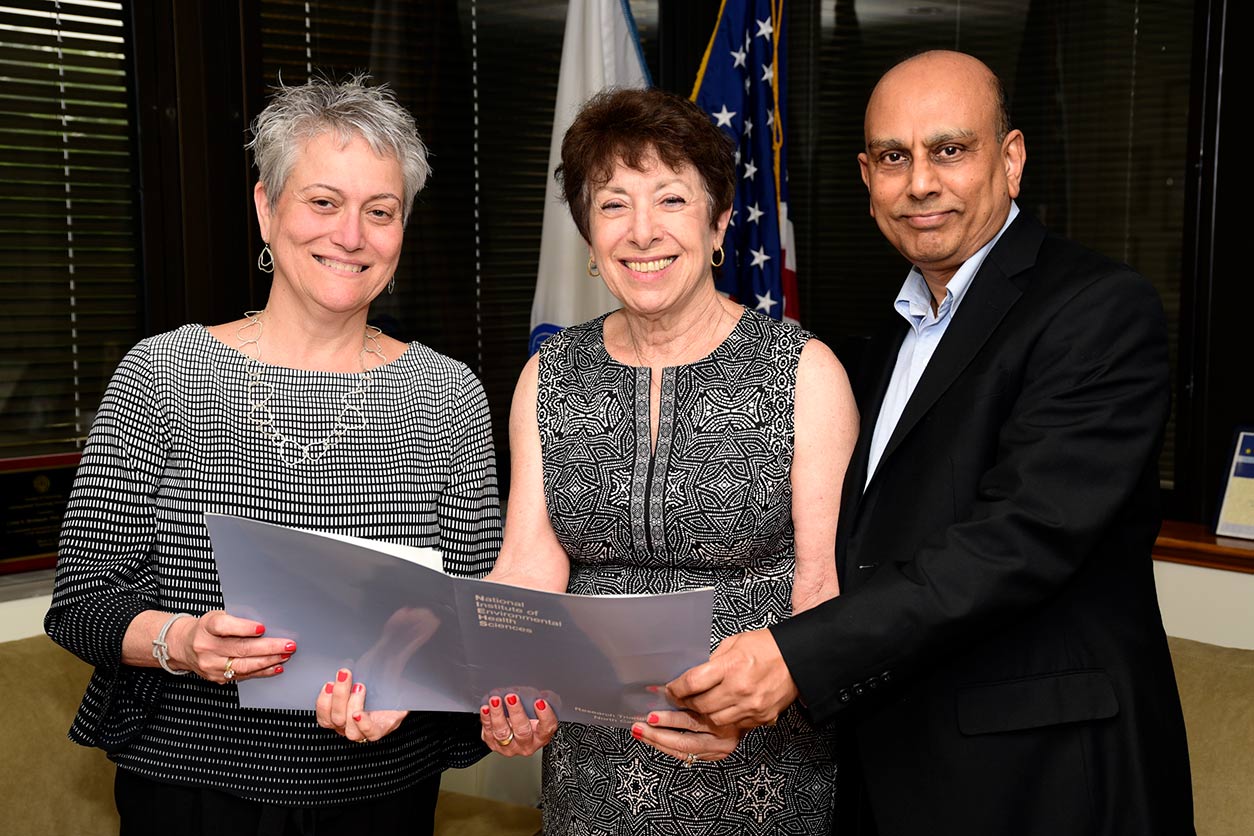 Gwen Collman, Ph.D., Linda Birnbaum, Ph.D., and Sri Nadadur, Ph.D.