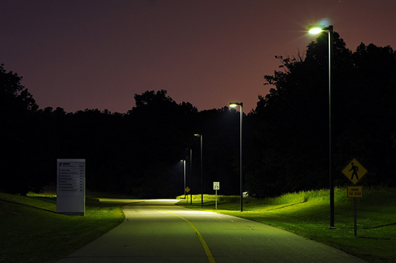 Previous lighting used on NIEHS campus