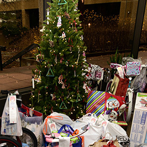 Angel Tree with toys