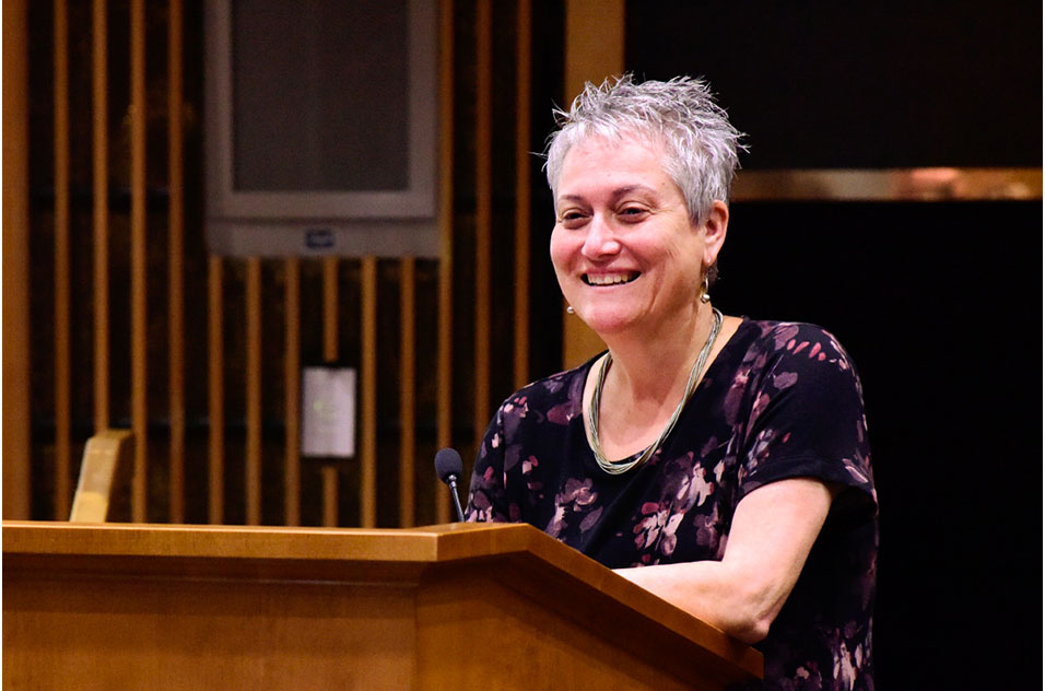Collman addresses the council