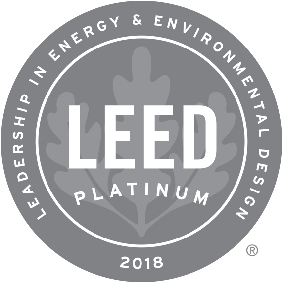 LEED platinum designation logo