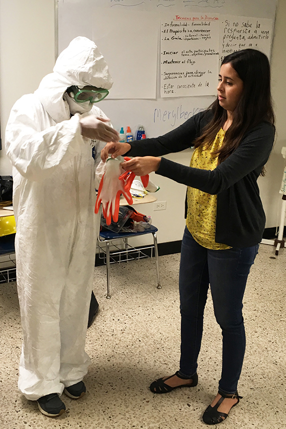 upr student learning safety suits