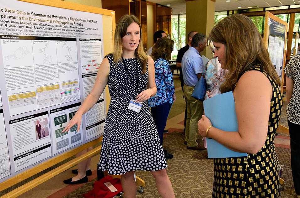 Hannah Schrader discusses her poster and work