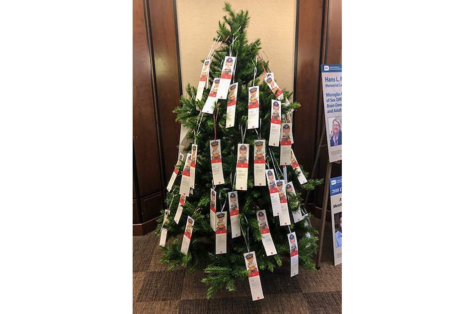 giving tree in lobby