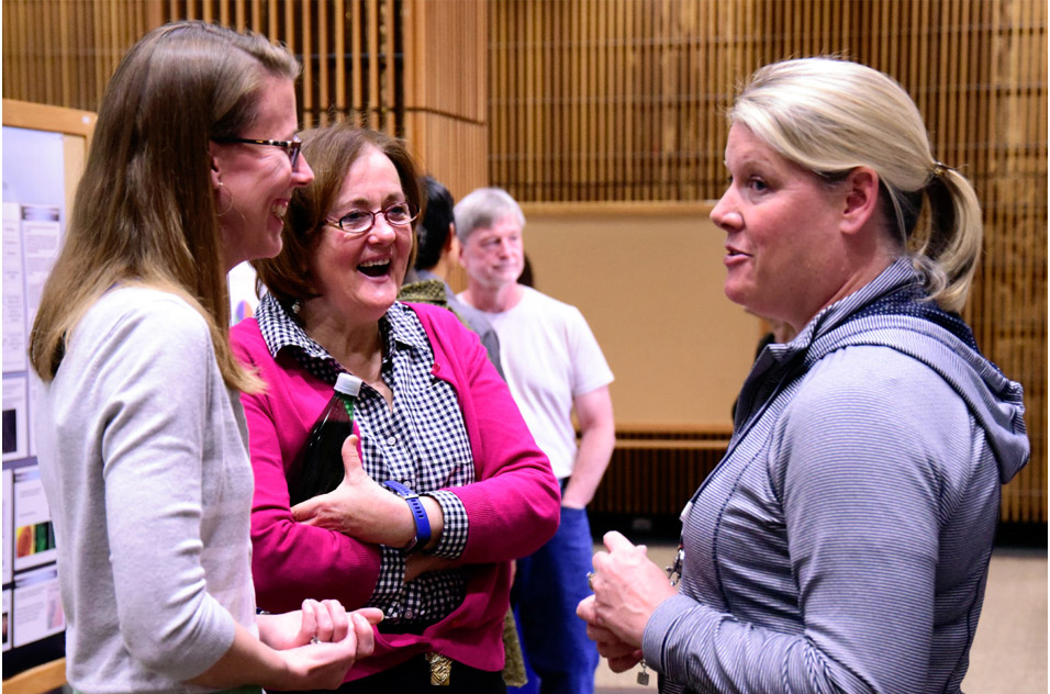 Erica Scappini, Agnes Janoshazi, Ph.D., and Diane D’Agostin