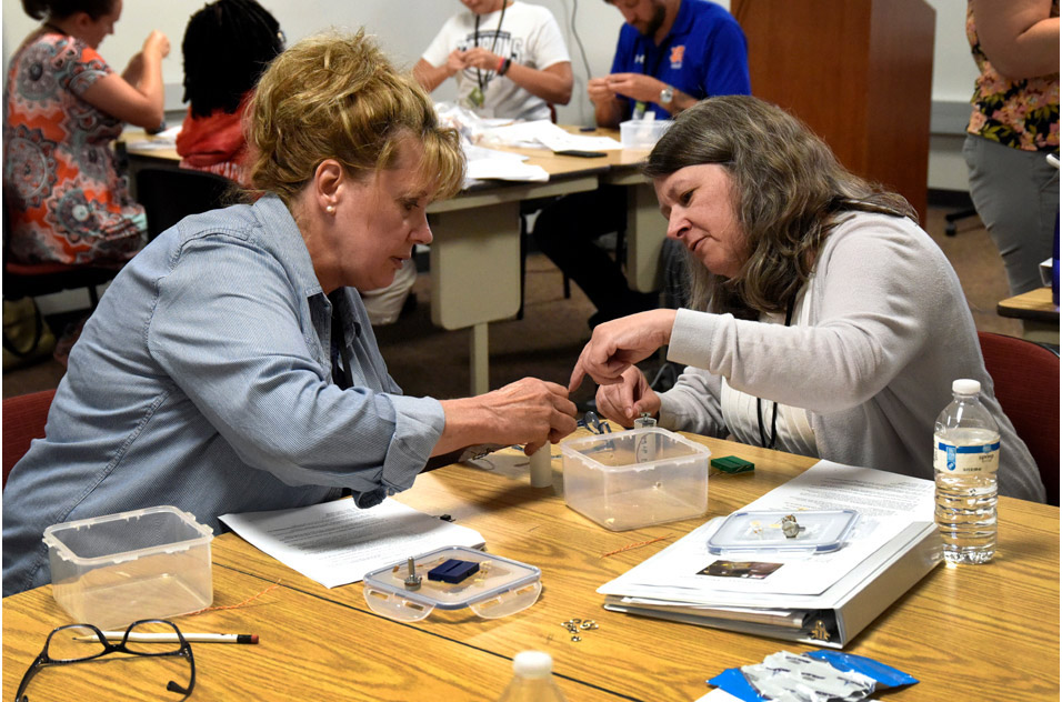 Kathryn Cox and Jennifer Williams, NC teachers