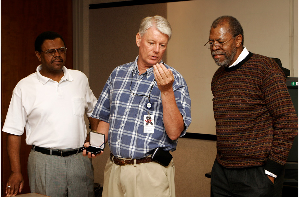 James Patterson, Chip Hughes and Kenneth Olden in 2007