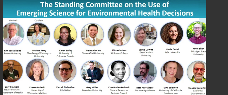 members of The Standing Committee on the Use of Emerging Science for  Environmental Health Decisions