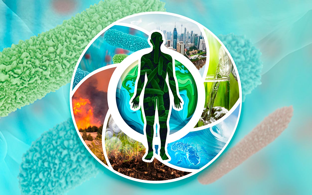 logo from Microbiome and Human Health Workshop, February 2021