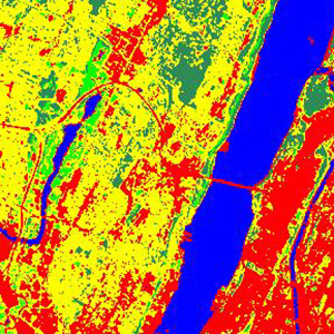 Paterson, New Jersey, Landsat 7 image