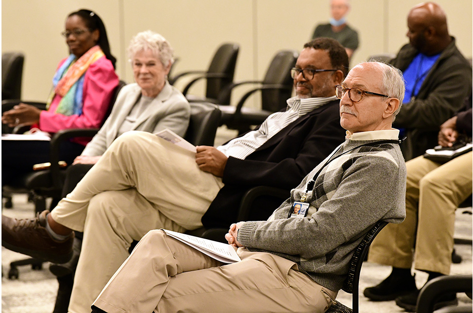 Rick Woychik, Trevor Archer, Janet Hall, and J’Ingrid Mathis