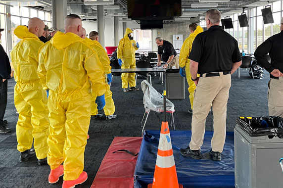 Week-long counter terrorism training classes were conducted at the Barber Motorsports Museum and Racetrack in Birmingham, Alabama.