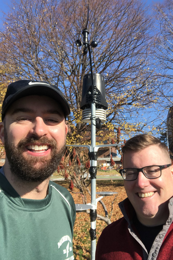 Kevin Lane (right) and Sean Mueller (left)