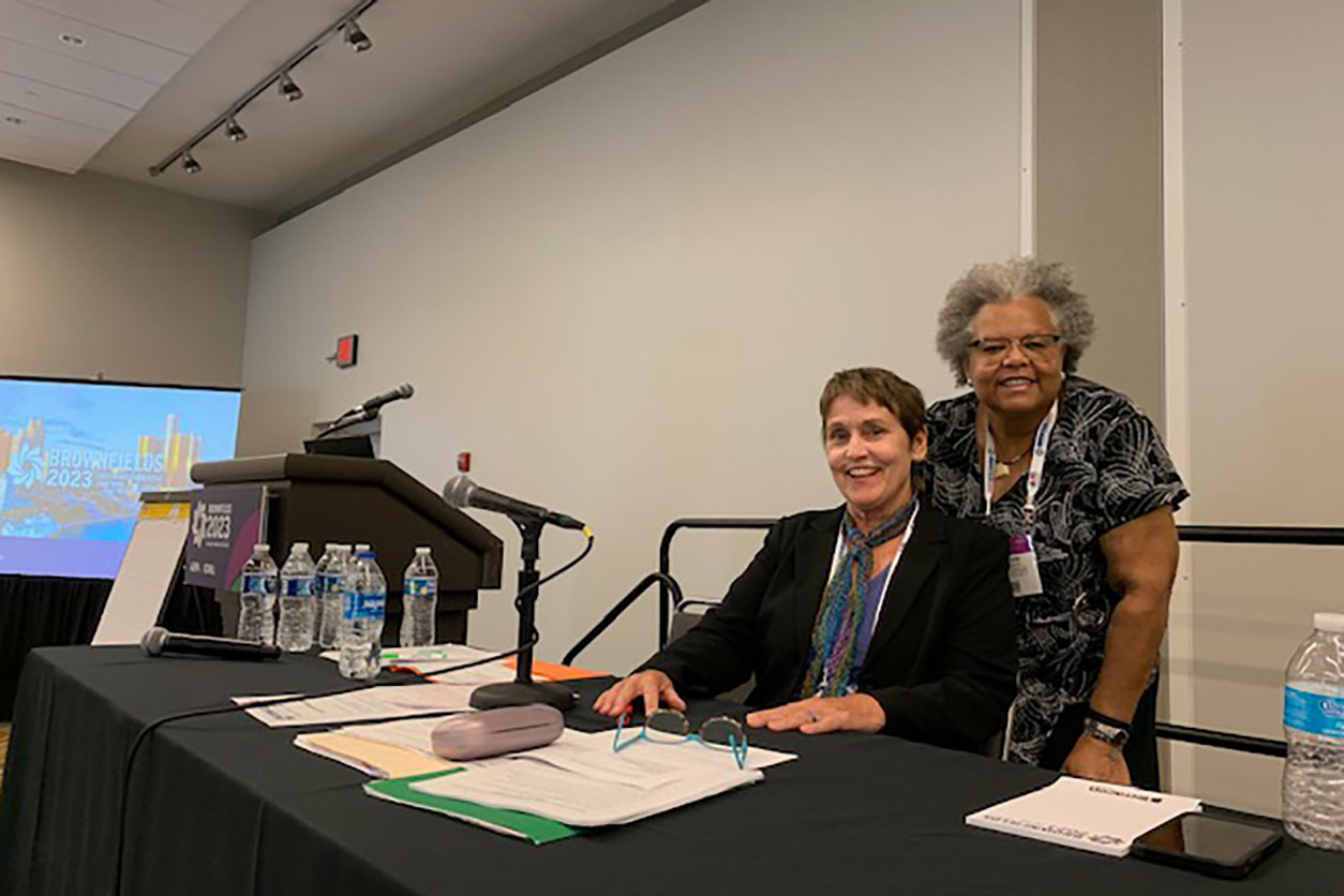 Suzi Ruhl, J.D., and Sharon Beard