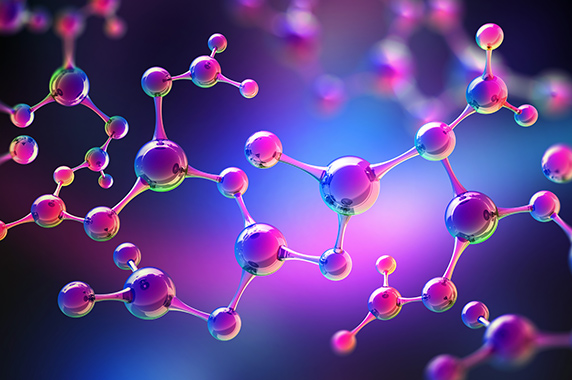 The Trans-NIH Metabolomics Core can measure how the levels of small molecules change in a cell or tissue sample, and then piece together the meaningfulness of those changes using core-developed software. (Image courtesy of Yurchanka Siarhei/Shutterstock.com)