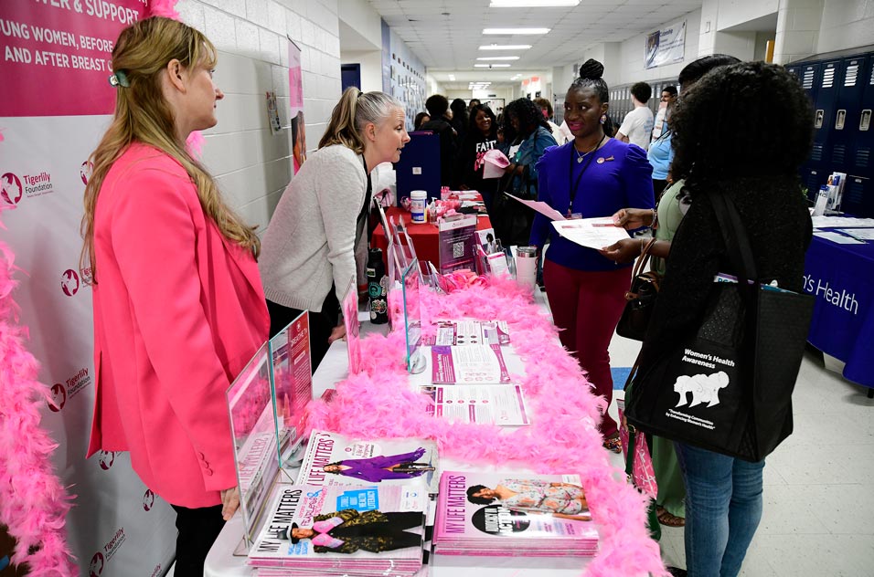 Exhibitors such as the Tigerlily Foundation, a women’s health and oncology organization, packed the halls of this year’s WHA Conference