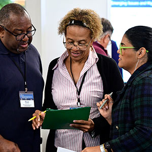 Award recipients played bingo as a kickoff icebreaker activity at the WTP meeting and workshop. (Photo courtesy of Steve McCaw / NIEHS)