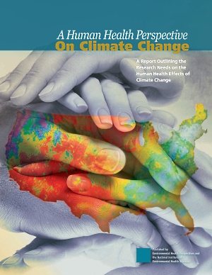A Human Health Perspective report cover on Climate Change