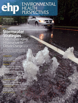 December 2011 cover of Environmental Health Perspectives: Stormwater Strategies