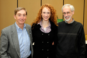 left to right, Michael Gallo, Ph.D., Kristina Thayer, Ph.D., and John Bucher, Ph.D. 