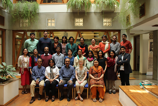 Participants at Bono Sen's workshop in India