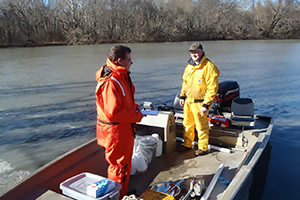 U.S. Fish and Wildlife Service and Duke Energy crews