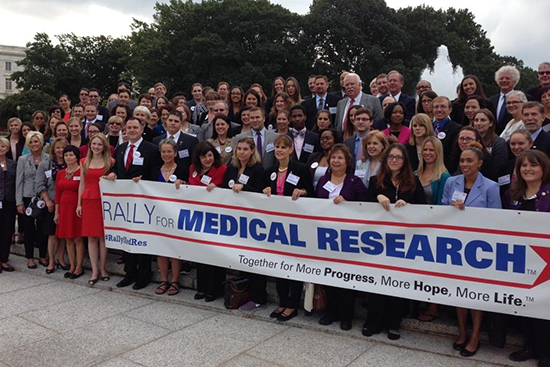 Photo of the Rally for Medical Research